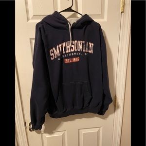 Size XL authentic Smithsonian navy sweatshirt